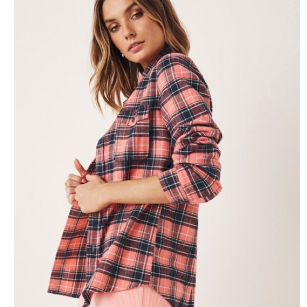 Spell maverick flannel coral NWT XS - Picture 3 of 9